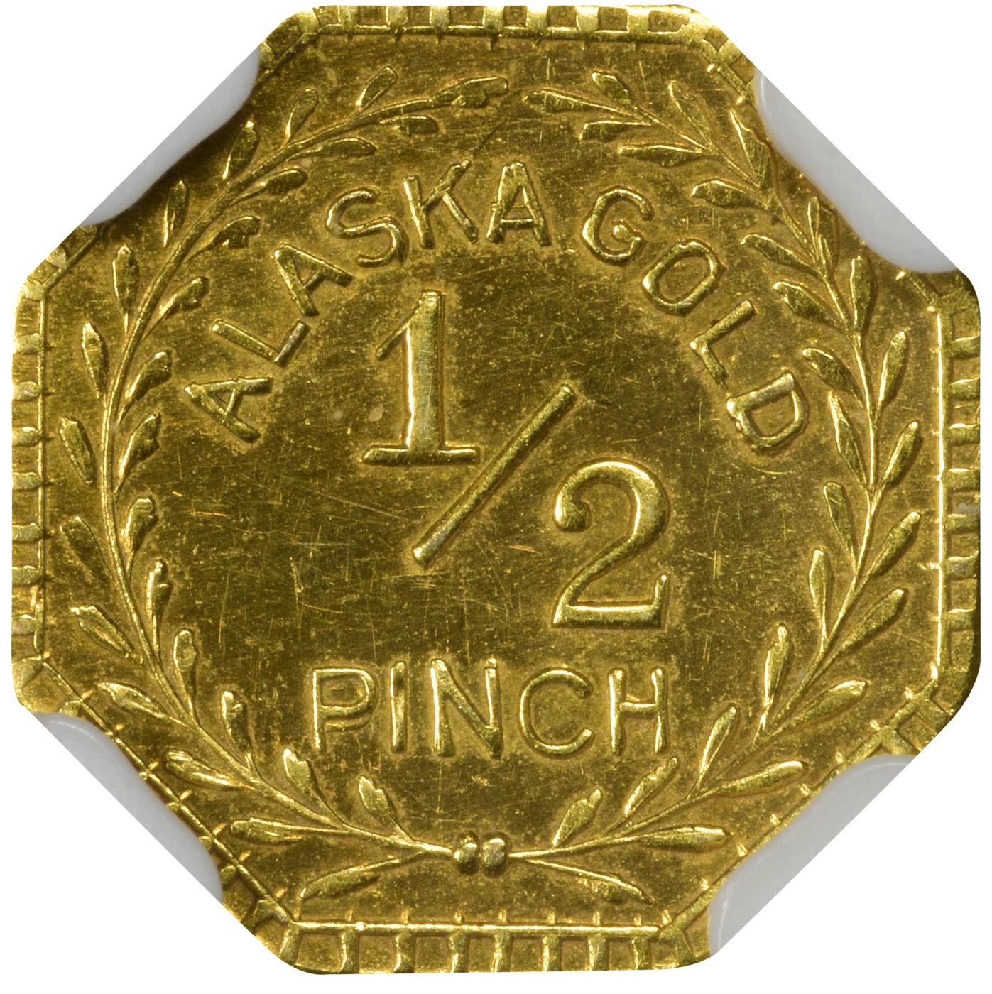 M.E. Hart’s Coins of the West 1900-Dated Alaska Half Pinch (50c)Token M ...