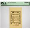 Image 1 : Finest PCGS Graded RI-293 Colonial Note RI-293. Rhode Island Colonial Currency. May 1786. 2 Shilling