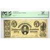 Image 5 : Lot of (5) Confederate Currency Notes. PCGS Graded.