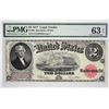 Image 1 : Fr. 60. 1917 $2 Legal Tender Note. PMG Choice Uncirculated 63 EPQ.