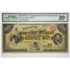 Image 3 : 1864 $20 Compound Interest Treasury Note Fr. 191a. 1864 $20 Compound Interest Treasury Note. PMG Ver