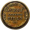 Image 2 : One of Two Known Short Arrows Ayer's 24 Cents Ayer's Cathartic Pills. 24 Cents, Short Arrows. HB-13,