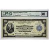 Image 1 : Fr. 815. 1918 $10 Federal Reserve Bank Note. St. Louis. PMG Very Fine 30.