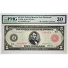 Image 1 : Fr. 836b. 1914 $5 Federal Reserve Note. Red Seal. Richmond. PMG Very Fine 30.