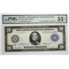 Image 1 : Fr. 1003. 1914 $20 Federal Reserve Note. Blue Seal. Kansas City. PMG About Uncirculated 53 EPQ.