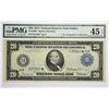 Image 1 : Important Finest PMG Graded Dallas Replacement Note Fr. 1004*. 1914 $20 Federal Reserve Star Note. B