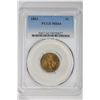Image 1 : 1863 1C. MS 64 PCGS
