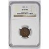 Image 1 : 1874 1C Indian Cent. XF 45 NGC
