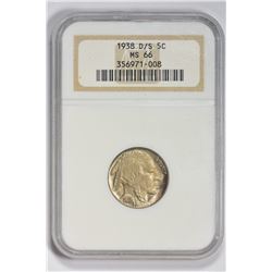 1938 D/S 5C. MS 66 NGC