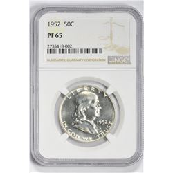 1952 50C . PF 65 NGC