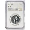 Image 1 : 1957 50C. PF 67 NGC