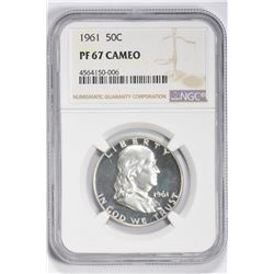 1961 50C. PF 67 NGC