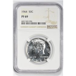 1964 50C. PF 69 NGC