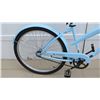Image 2 : Venice Woman's Light Blue Single Speed Beach Cruiser w/ Coaster Brakes