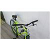 Image 8 : Kent Neon Yellow Men's Single Speed Road Bicycle w/ Blue Tires