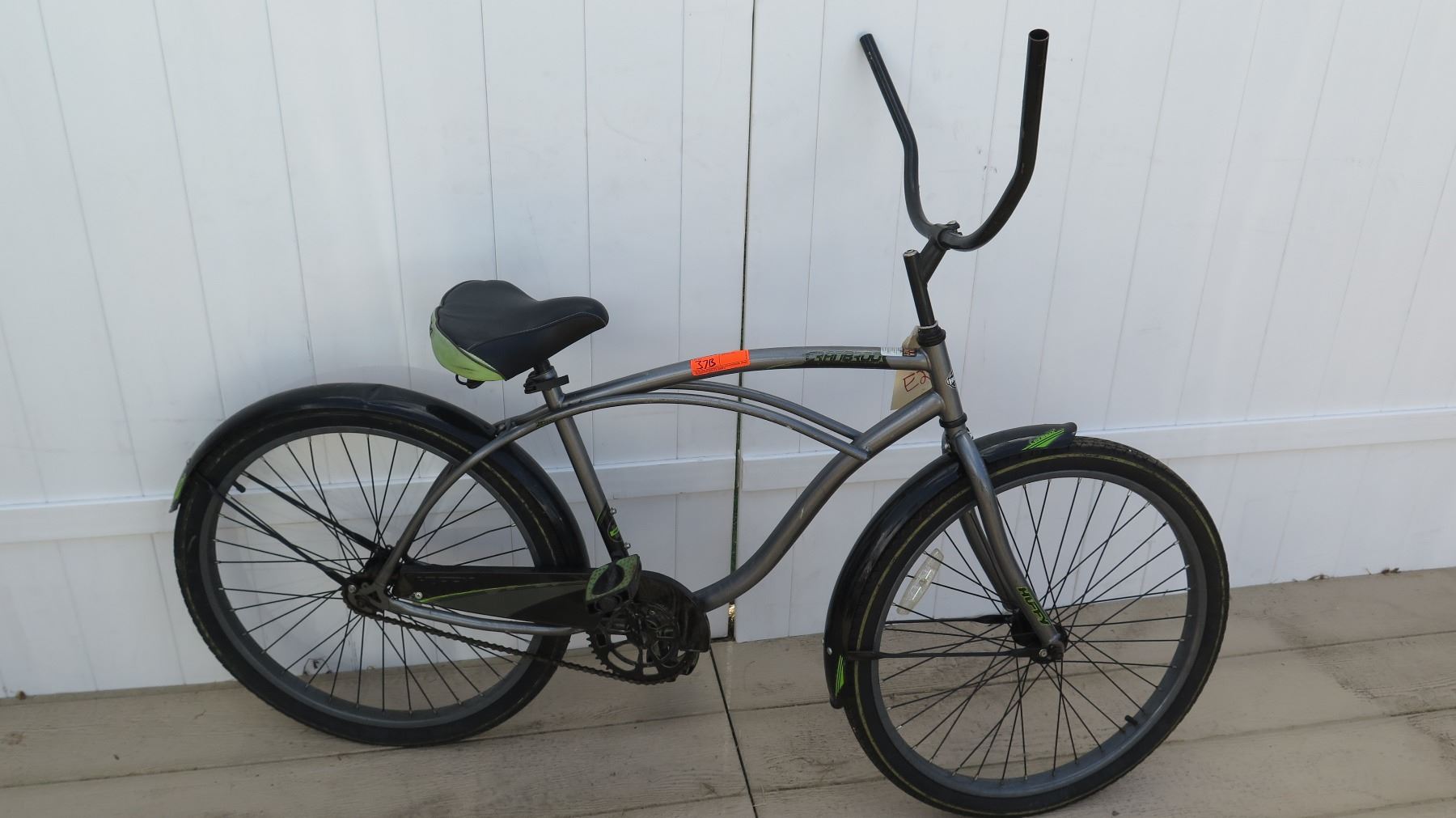 Huffy Cranbrook Silver Single Speed Boy's Cruiser Bike w/ Coaster Brake