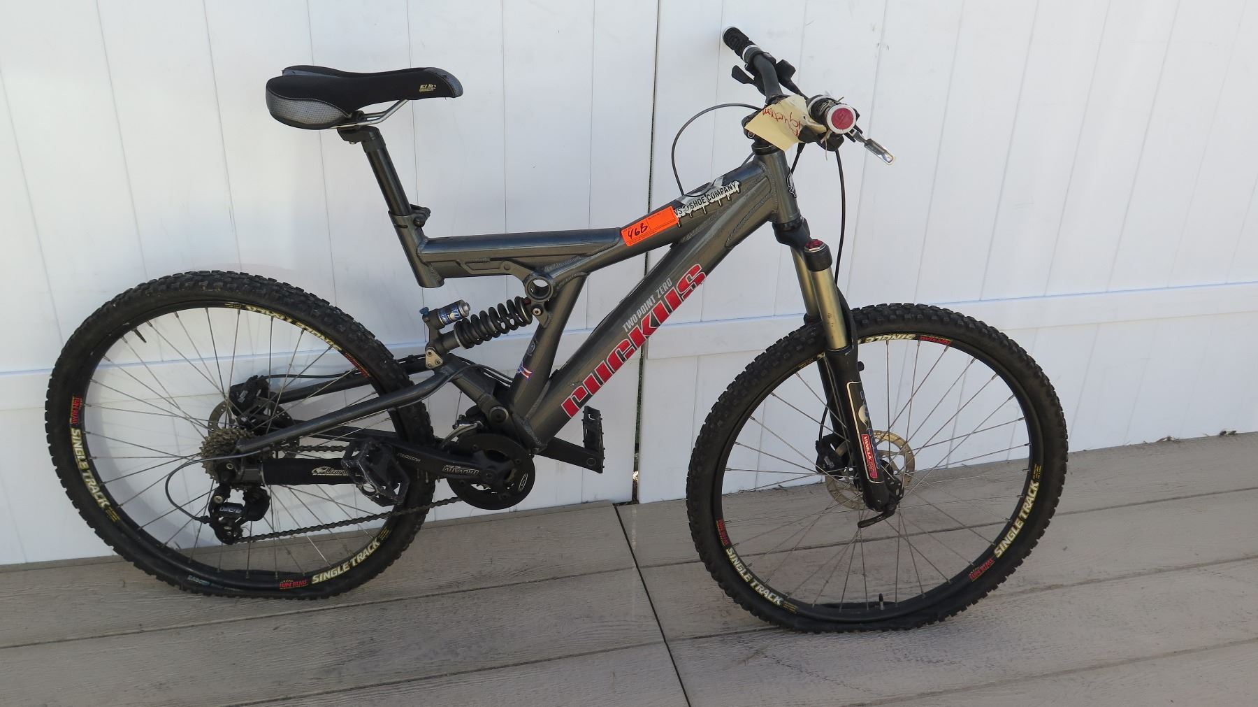 Ruckus GT Men's Gray 2.0 Single Track Shimano Deore Equipped Mountain Bike