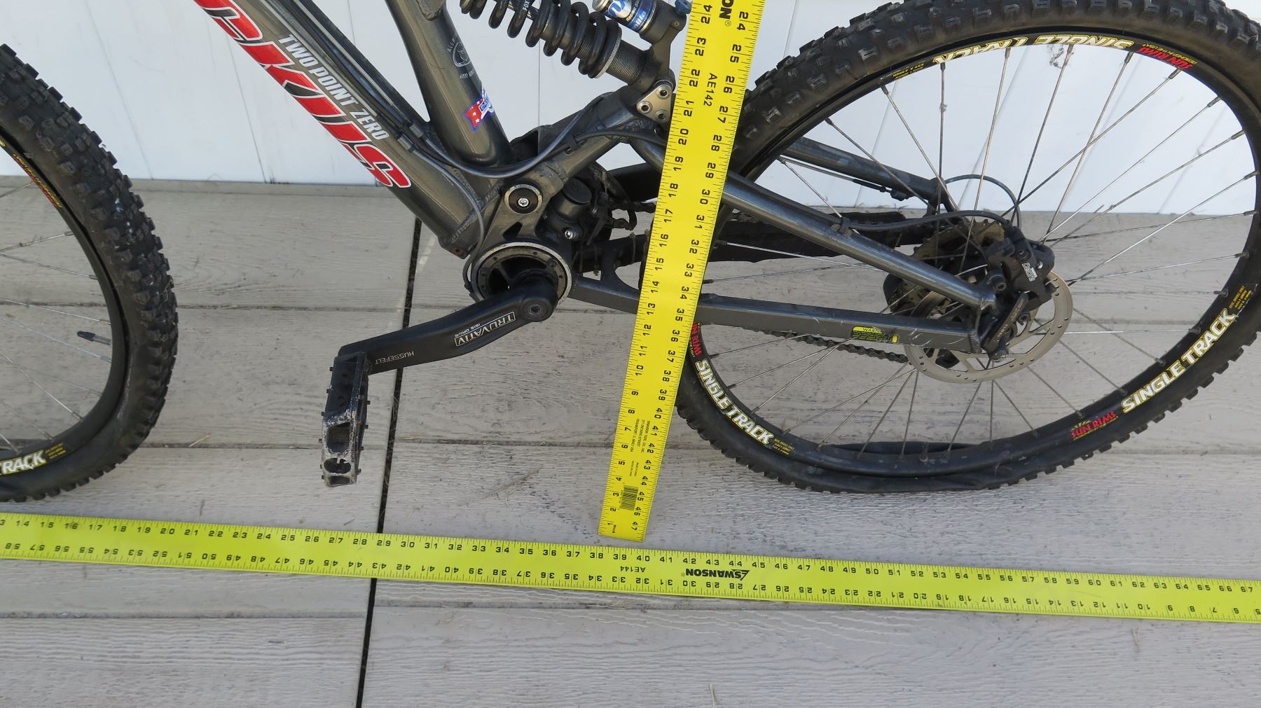 Ruckus GT Men's Gray 2.0 Single Track Shimano Deore Equipped Mountain Bike