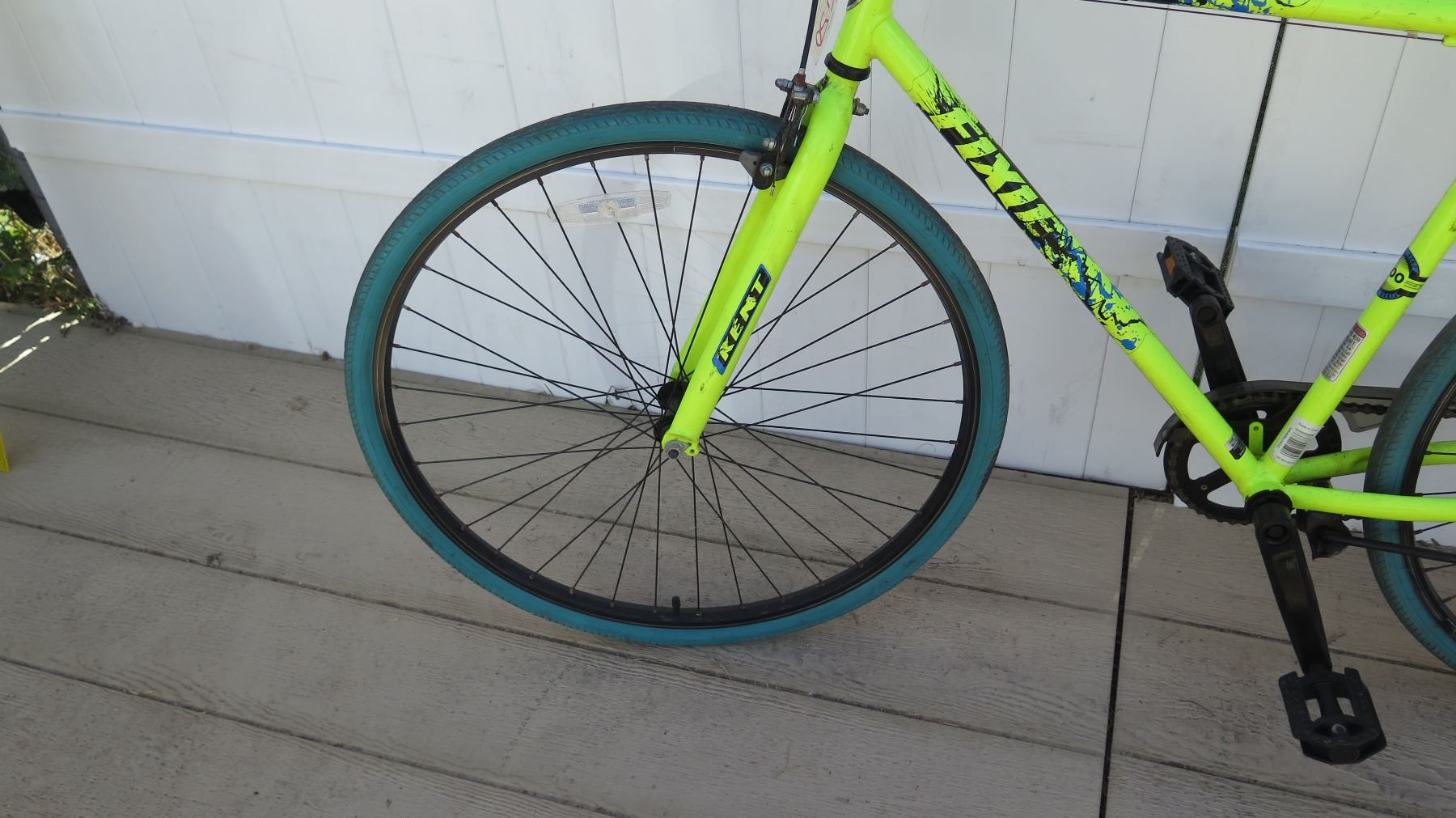 Kent 700C Series Fixie Men's Neon Green Single Speed Road Bike - Oahu Auctions kent single speed