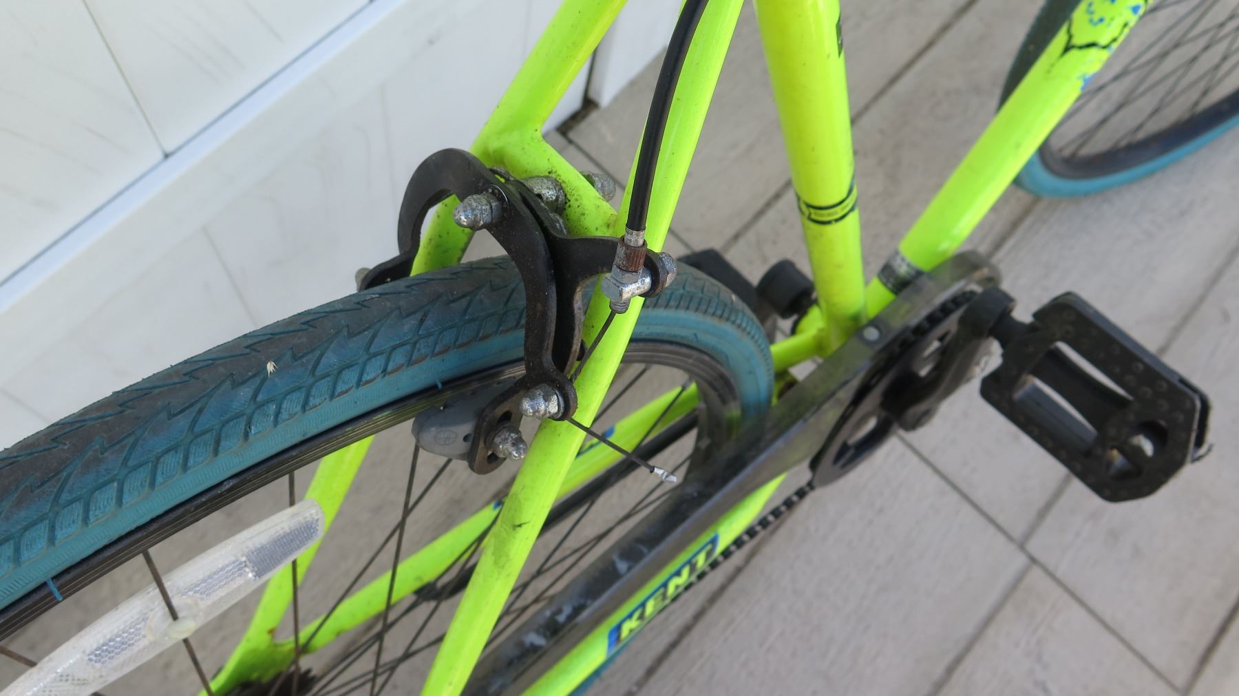 Kent 700c Series Fixie Men S Neon Green Single Speed Road Bike Kent 700c Series Fixie Men S Neon Green Single Speed Road Bike