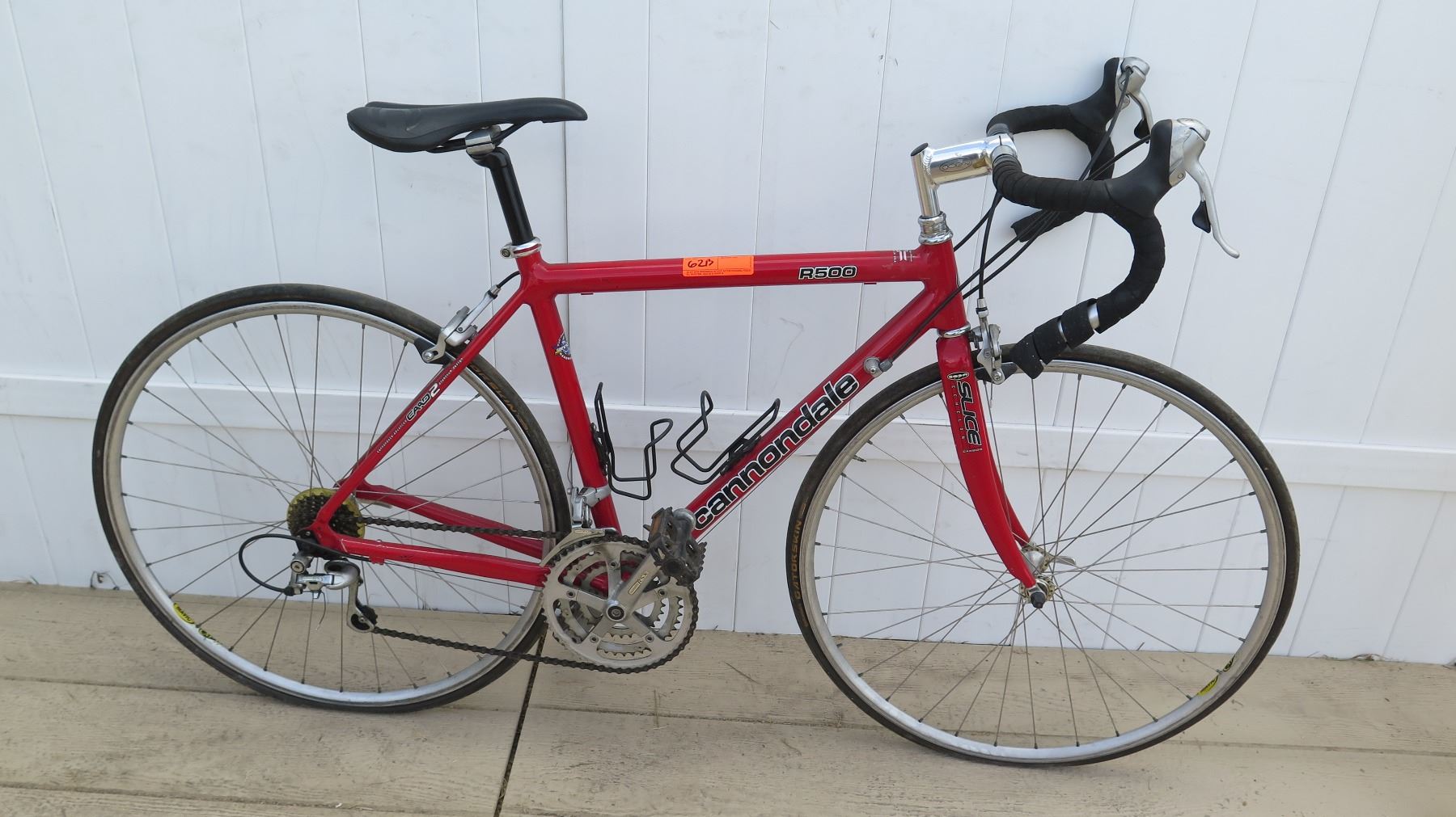Used Cannondale R500 Cannondale R500 Slice Echelon Men's CAD2 Aluminum Red Racing Road Bike
