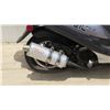 Image 2 : 2016 Bravo Soleil GT Black Silver Power 4 Stroke Moped 1078 Miles w/ Carrier - Rear Wheel Locked