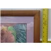 Image 8 : Framed Art - Signed Carli Oliver Orchid Watercolor 24"x32"