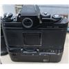 Image 25 : Cameras - 2 Canon F-1 Cameras, 2 Nikon Cameras, Multiple Canon Lenses & Accesories