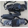 Image 8 : Cameras - 2 Canon F-1 Cameras, 2 Nikon Cameras, Multiple Canon Lenses & Accesories