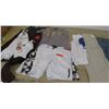 Image 1 : Clothing - Most w/Tags, Mens Quicksilver Khaki/Red Pants sz 32, Mens Quiksilver & Oneill Boardshorts