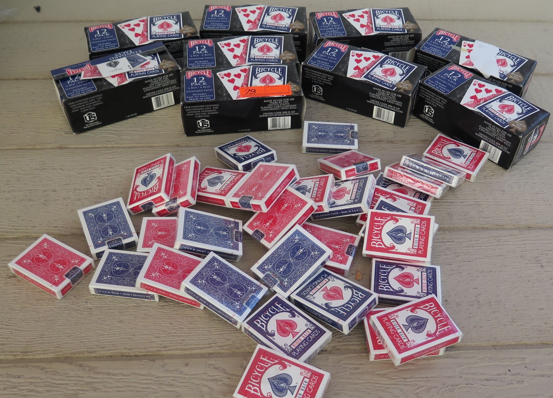 Bicyle Brand Playing Cards - 12 Boxes (each box has 12 decks)
