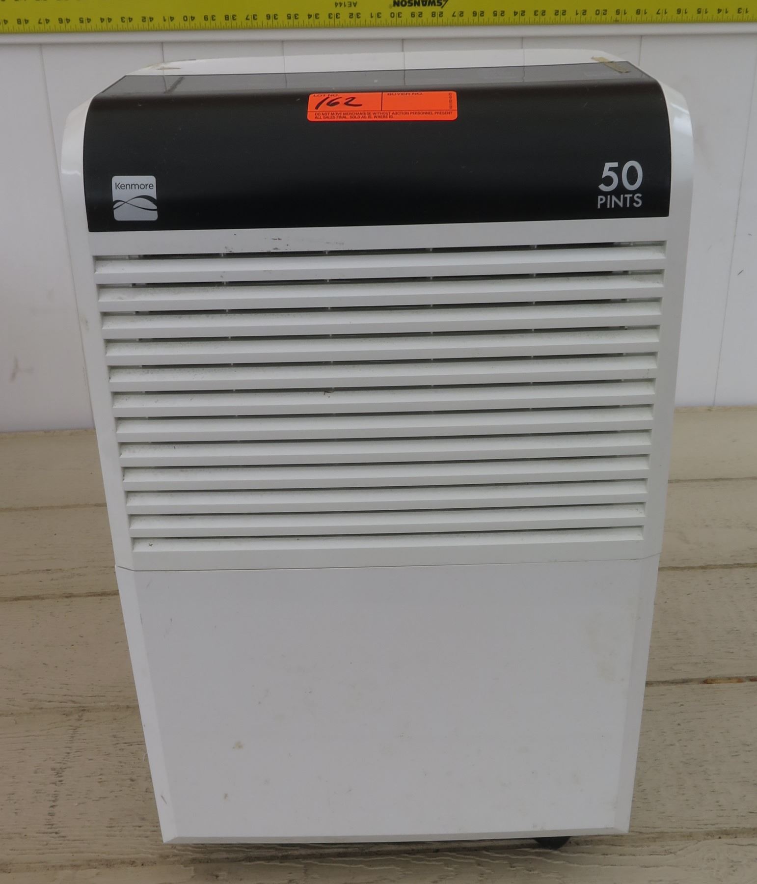 Kenmore Dehumidifier, 50 Pints - Oahu Auctions