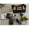 Image 1 : Tools - 20V Dewalt Cordless Drill w/ 2 Batteries, Charger & Bag