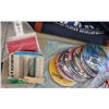 Image 8 : Misc. Lot - NFL Duffel Bag, Spear Gun, Fishing Pole, Jesus Figure, CDs, etc.
