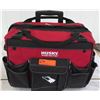 Image 1 : Husky Rolling Tool Bag w/ Screws, Staples, etc.
