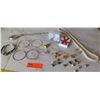 Image 1 : Misc. Costume Jewelry - Earrings, Rings, Neck Chains, etc.