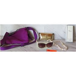 Brera Designer Sunglasses, Oscar DeLa Renta Perfume, Puka Shell Necklace