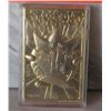 Image 1 : Pokemon 23K Gold-Plated Trading Card