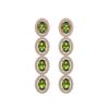 Image 1 : 5.88 CTW Tourmaline & Diamond Earrings Rose Gold 10K Rose Gold - REF-121X3R - 40524