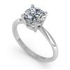 Image 2 : 1.50 CTW VS/SI Diamond Engagement Designer Ring 14K White Gold - REF-514A8V - 38467