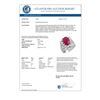 Image 3 : 4.62 CTW Ruby & Diamond Ring 14K White Gold - REF-132F5N - 13935
