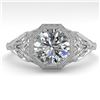 Image 1 : 1.50 CTW VS/SI Diamond Solitaire Engagement Ring 18K White Gold - REF-547W6H - 36048