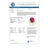 Image 3 : 7.04 CTW Ruby & Diamond Ring 14K Yellow Gold - REF-141W8H - 12863