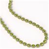 Image 2 : 31.1 CTW Peridot & Diamond Necklace Yellow Gold 10K Yellow Gold - REF-554W7H - 40429