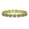 Image 1 : 21.13 CTW Peridot & Diamond Bracelet Yellow Gold 10K Yellow Gold - REF-286K5W - 40630