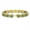 Image 2 : 21.13 CTW Peridot & Diamond Bracelet Yellow Gold 10K Yellow Gold - REF-286K5W - 40630