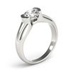 Image 4 : 1 CTW Certified VS/SI Diamond Solitaire Ring 18K White Gold - REF-331Y4X - 27804