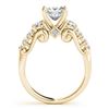 Image 4 : 1.85 CTW Certified VS/SI Diamond 3 Stone Princess Cut 2Pc Set 14K Yellow Gold - REF-305Y5X - 32026