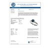 Image 3 : 1.08 CTW Certified Intense Blue SI Diamond Solitaire Engagement Ring 10K White Gold - REF-115X8R - 3