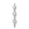 Image 2 : 1.0 CTW Certified VS/SI Diamond Pendant 18K White Gold - REF-132M2F - 12812